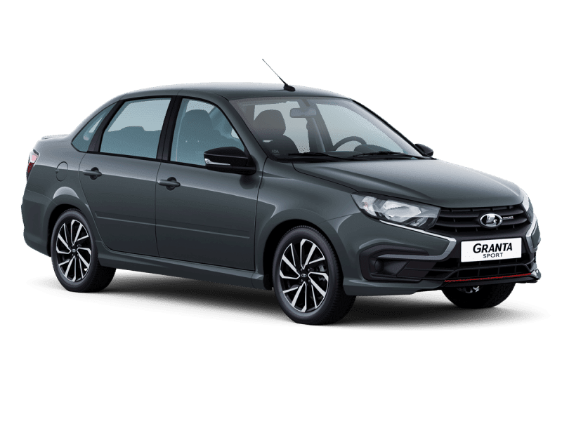 Купить Lada Granta Sport Седан в Сургуте - СЕРЕБРИСТО-ТЕМНО-СЕРЫЙ "БОРНЕО" (633) - МЕТАЛЛИК